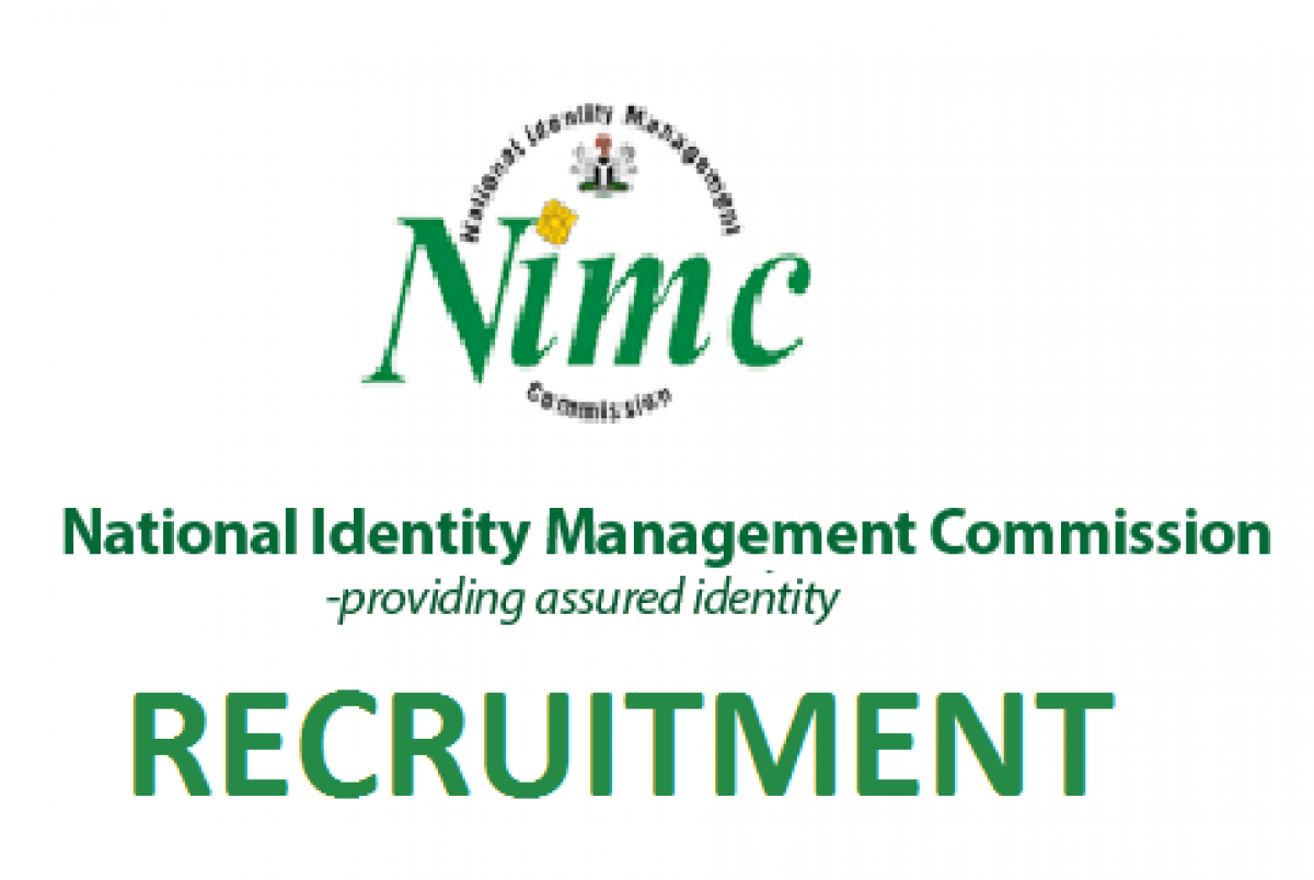 NIMC Recruitment Form 2023/2024 Application Portal www.nimc.gov.ng