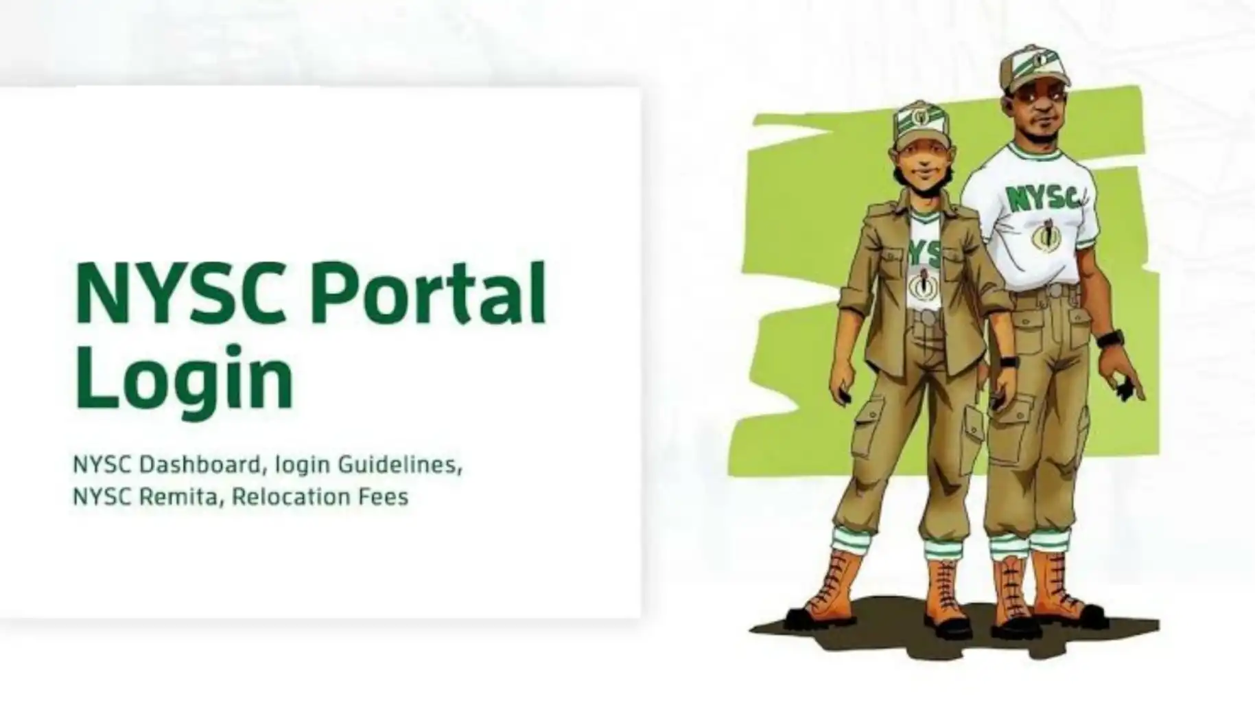 NYSC Portal Login and Registration 2023 Dashboard www.nysc.org.ng Batch D