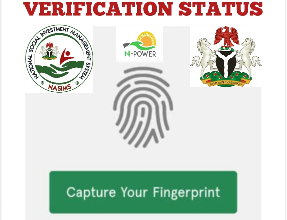 Npower Biometric Verification Portal 2023 – NASIMS Enrollment / Fingerprint Capture for Batch D